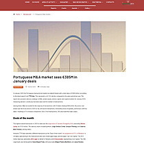 Portuguese M&A market sees 385M in January deals